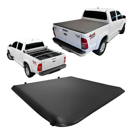 Capota Marítima Trek Top Hilux Cabine Dupla 2005-2015 Toyota Preto