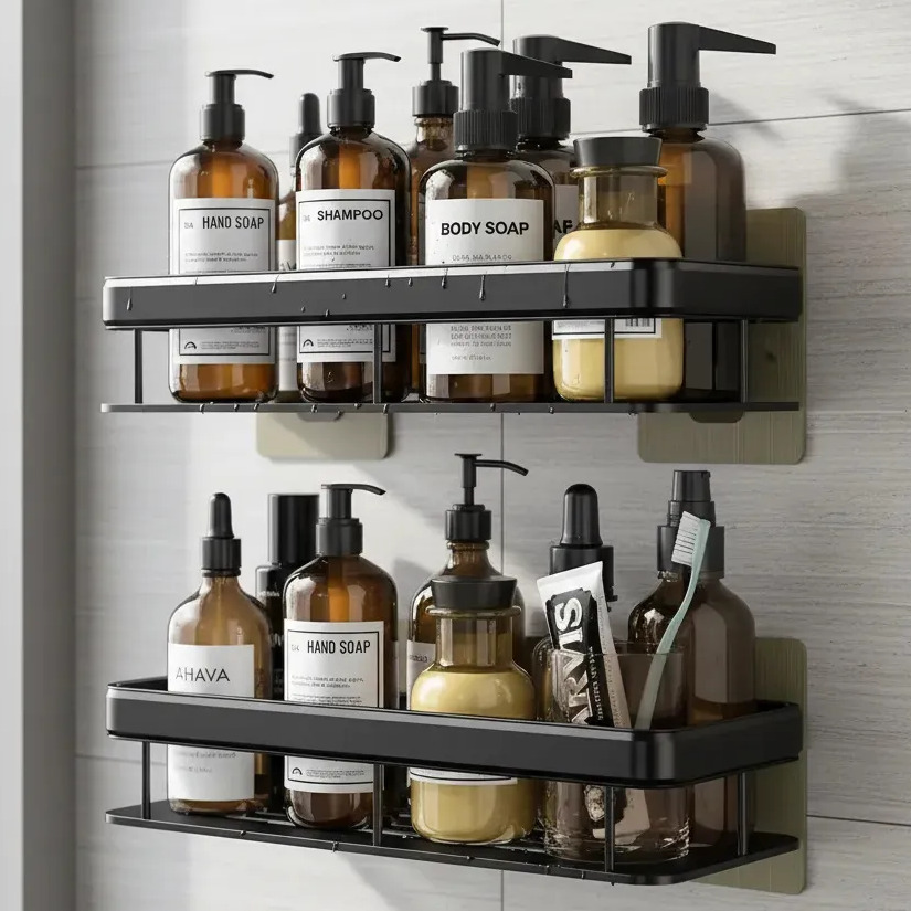 Suporte Adesivo para Shampoo e Sabonete
