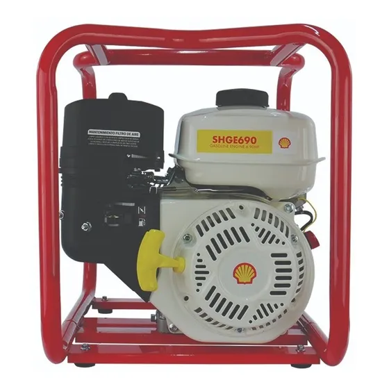 Motobomba A Gasolina Shell Shw2070 Autocebante 6.9 Hp