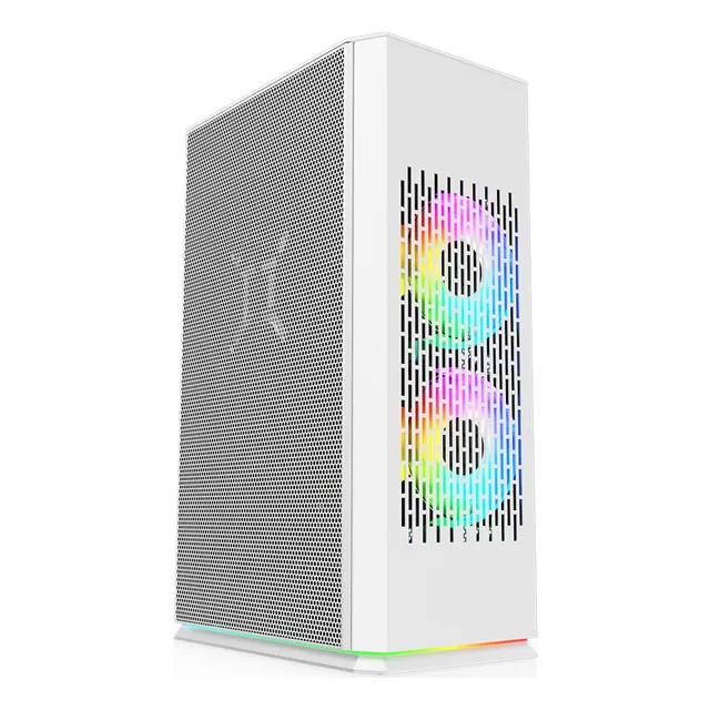 Gabinete Kronos Ophion Mini-itx, 1 Cooler, 3.0 Usb - Blanco