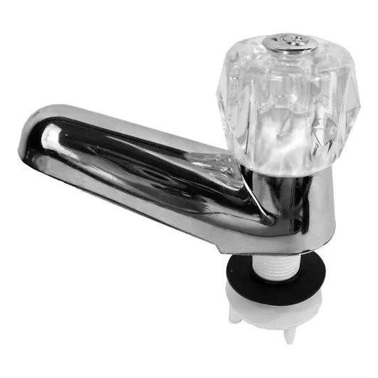 Llave Lavamanos Cromada Plastgrifos De Pomo 3281092