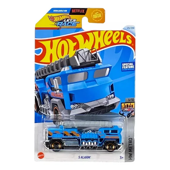 Hot Wheels Camion Bomberos 5 Alarm + Obsequio