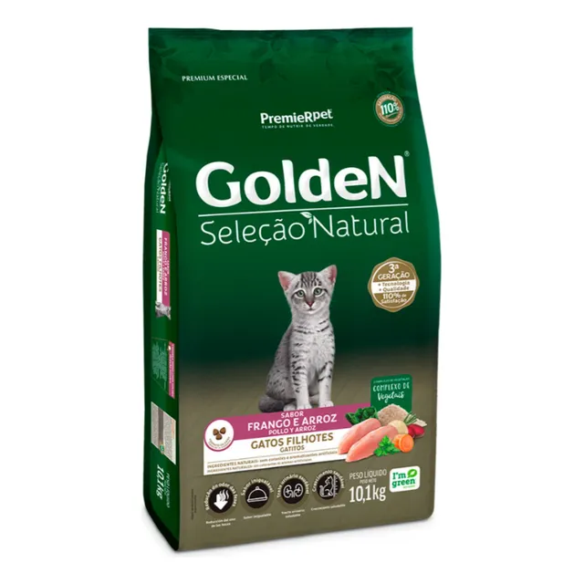 Premier Golden Selección Natural Kitten 3 Kg