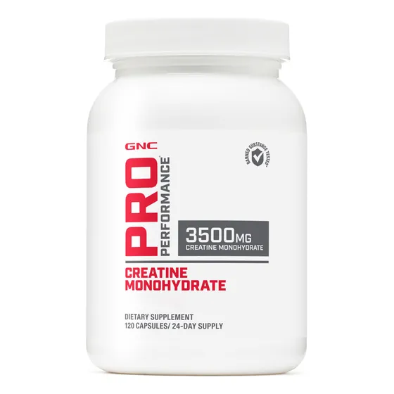 Gnc Pp Creatina Monohidratada 3.5 Gr, 120 Capsulas