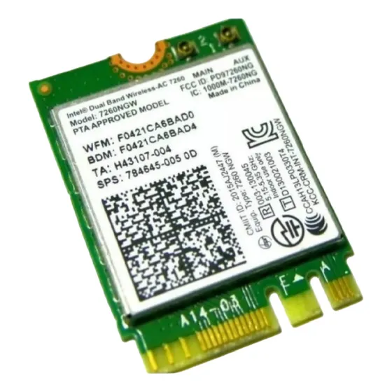  Wireless-ac 7260 Bt4.0 7260ngw - Hp 784645-005 - 784645-001