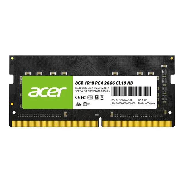 Memoria Ram Sodimm Acer Sd100 Ddr4 Pc4-21300 2666mhz Cl19