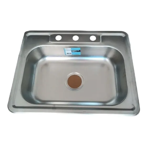 Fregadero Lavaplatos Cocina 1 Tina Mediano 53 Cm  X 48 Cm