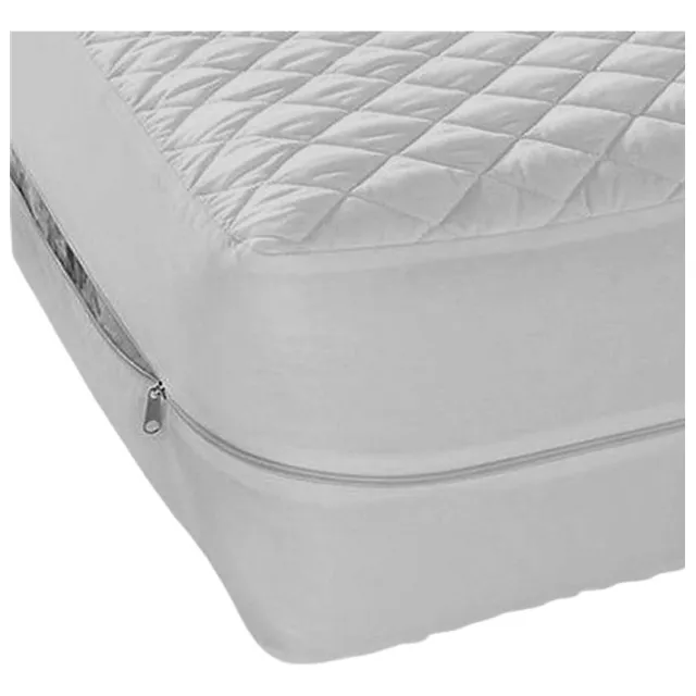 Forro De Colchón 1.5 Plazas Impermeable-acolchado-antiácaros