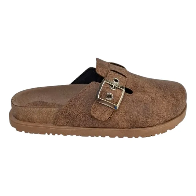 Zueco Sandalia Mujer Hebilla Moda