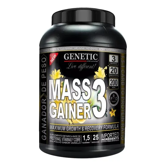 Ganador Masa Muscular Mass Gainer 3 - Genetic