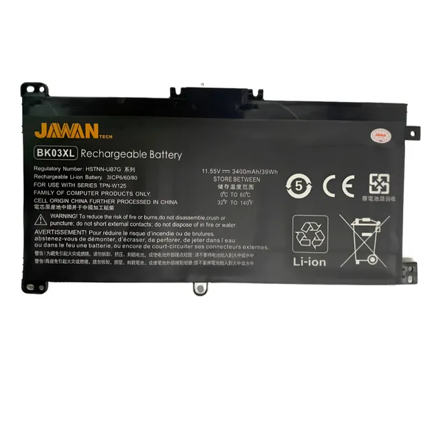 Bateria Para Hp 14-ba 14m-ba Bk03xl Jawan
