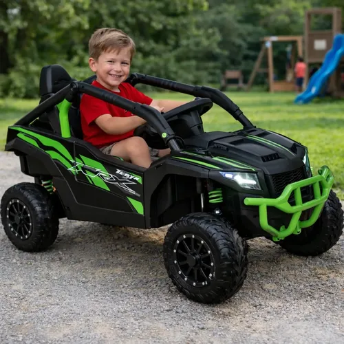 Carro Elétrico Quadriciclo Infantil 12v Utv 4x4 Jipe Off Road 2