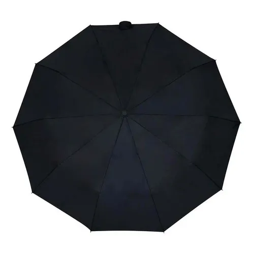 Guarda Chuva Telescópico Garoa Preto Com Capa Mor