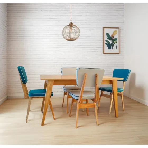 Mesa Extensible Vintage Nordico Paraiso Tulip 120/160