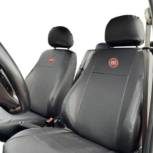 Capa P/ Banco Carro Automotivo 100% Couro Impermeável - Fiat