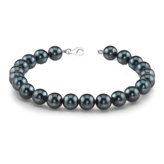 Pulsera Perla 6mm Cultivada Natural Negro Broche Plata .925 Diámetro 15 Cm Pulsera Perla 6mm Cultivada Natural Negro Broche Plata .925 Diámetro 15 Cm