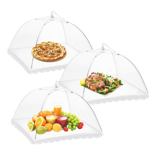 Funda Protectora De Alimentos Plegable Malla Cubre Alimento, Funda Protectora De Alimentos Plegable Malla Cubre Alimento,