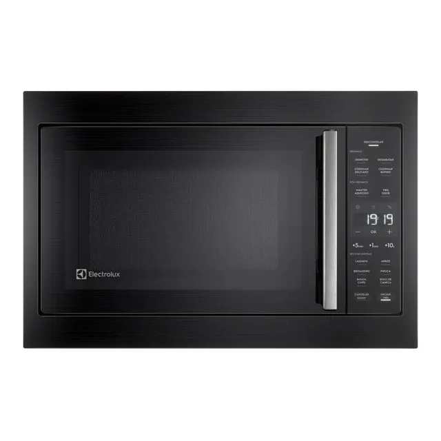 Micro-ondas de Embutir Electrolux 34L Preto Experience com Descongelamento Assistido...