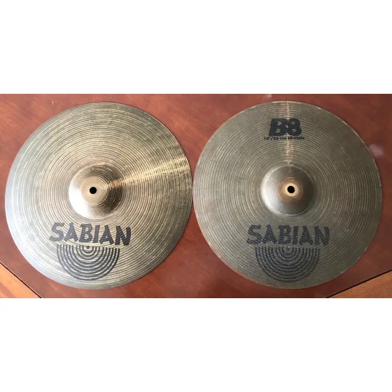 Pratos Sabian B8 Hi-hats Chimbal 14/36cm