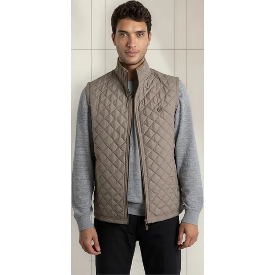 Chaleco Hombre Abrigo Campera Algodon Casual Cierre Briganti