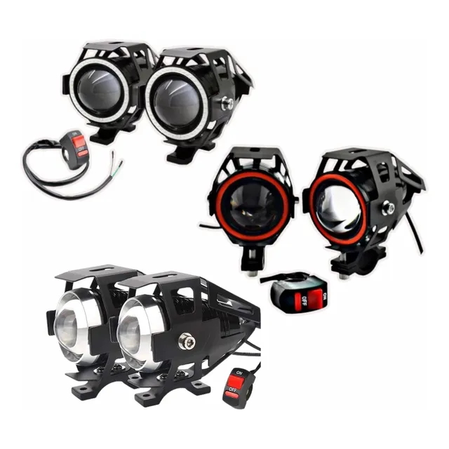 Kit 2 Faro Led Ojo Angel 1500lm Con Comando
