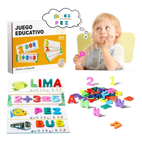 Rompecabezas Regalo Niño Niña 3-8 Años Juegos de Mesa (Español)