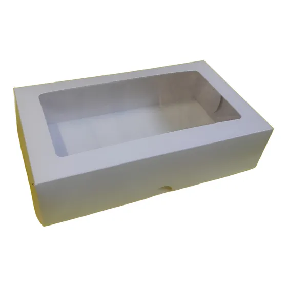 Caja Alfajor/cookie/bombones C/visor X 50u.
