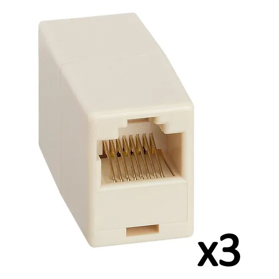 Adaptadores Unión Empalme Rj45 Conector Hembra Hembra