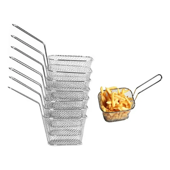 Hh 1d Cesta Para Freír, 10 Unidades, Cesta Para Patatas
