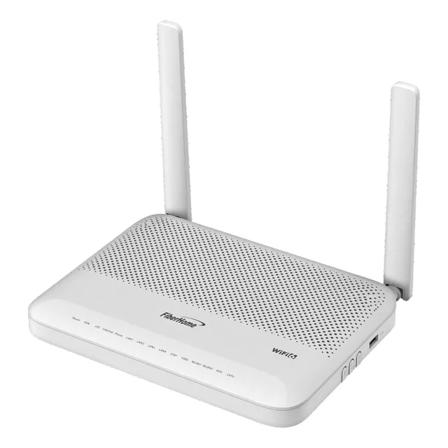 Onu Gpon Fiberhome Wifi 6 2.4/5ghz Gb/pots/usb/catv Hg6144f