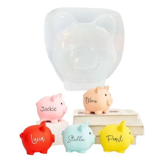 Molde Para Alcancia De Yeso Cerdito 11 Cm Sin Ranura Molde Para Alcancia De Yeso Cerdito 11 Cm Sin Ranura