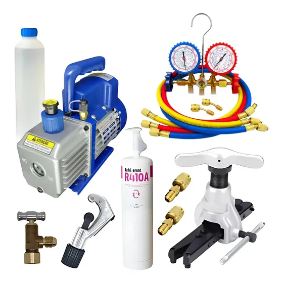 Kit Refrigeração Instalação Manutenção Ar Condicionado Split