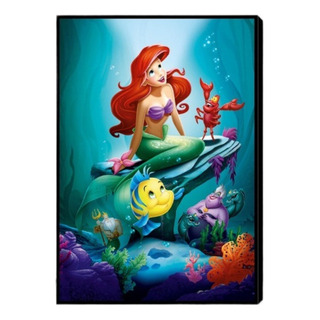 5d: Pintura De Diamantes 5d Diy 60x40cm - La Sirenita 5d: Pintura De Diamantes 5d Diy 60x40cm - La Sirenita