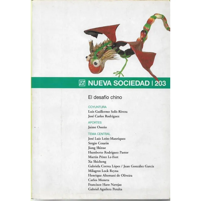 Revista Nueva Sociedad, No. 203, El Desafio Chino