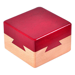 Puzzle De Madera Con Forma De Caja Fuerte Beech Iq, Juguete Puzzle De Madera Con Forma De Caja Fuerte Beech Iq, Juguete