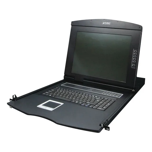 Switch Kvm Con Monitor De 17  8ptos, Planet, Kvm-210-08m