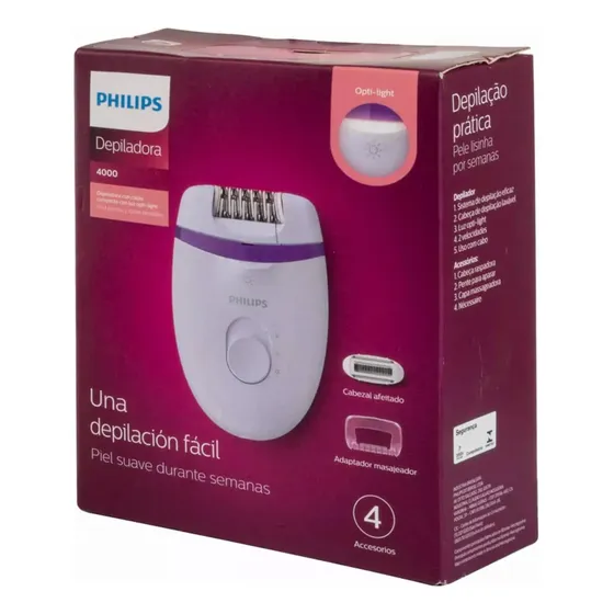 Depiladora Con Cable Compacta Philips Para Zonas Delicadas