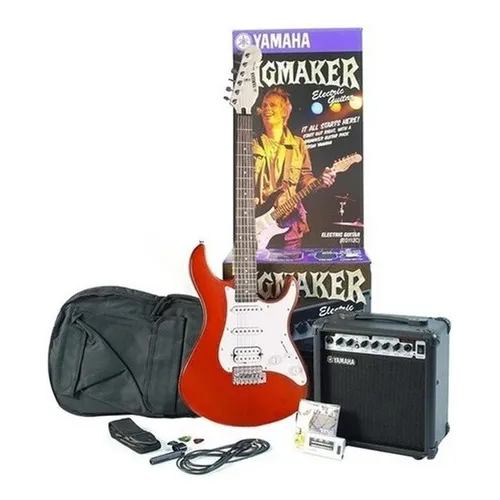 Yamaha Eg112gpiimr Paquete De Guitarra Eléctrica Roja Color Rojo Orientación de la mano Diestro