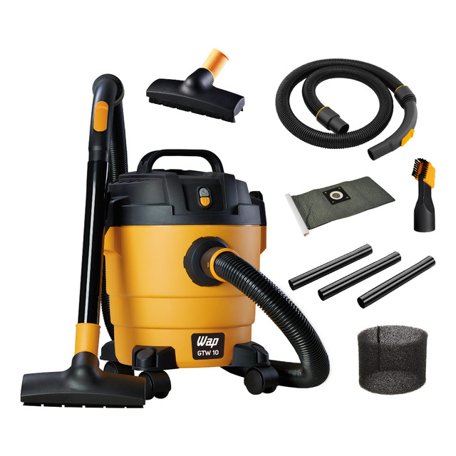Aspirador De Pó E Água Wap Gtw 10 Compacto 1400w 10 Litros Amarelo/preto Aspirador De Pó E Água Wap Gtw 10 Compacto 1400w 10 Litros Amarelo/preto