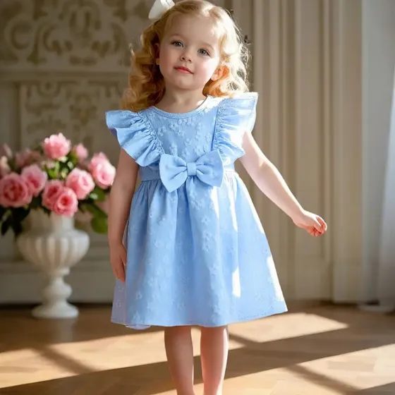 Vestido Niña. Vestido Liso