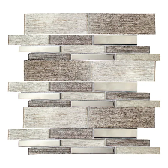 11 X Malla Mosaico Decorativa Cuadro Grande Beige O Marron