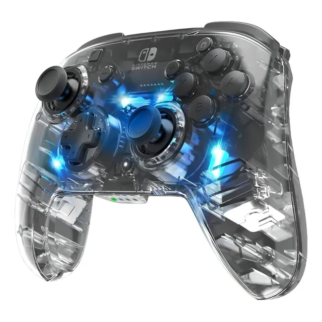 Joystick inalámbrico PDP Afterglow Wireless Deluxe transparente