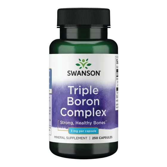 Suplemento Swanson Triple Boron Complex 250 Cápsulas