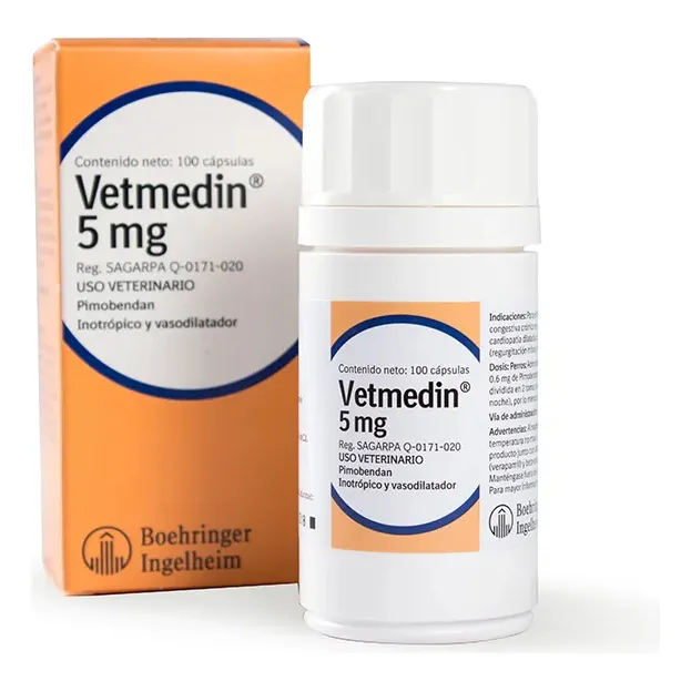 Vetmedin 5mg 100 Cápsulas Boehringer