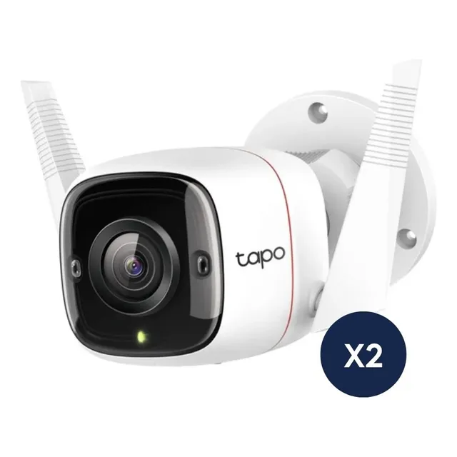 Cámaras Seguridad Tapo C310 3mp Pack X2 Exterior Con Wi-fi