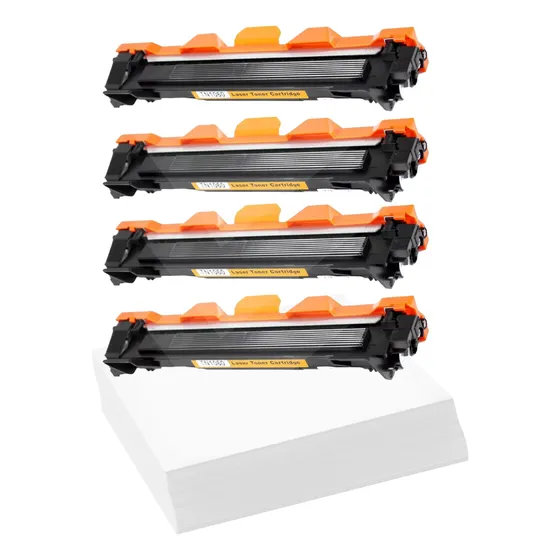 Kit X4 Toner Tn1060 + Resma A4 Compatible Brother Hl-1110