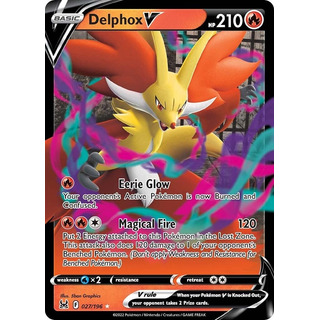 Delphox V Original Con Doble Proteccion Pokemon Tcg Delphox V Original Con Doble Proteccion Pokemon Tcg