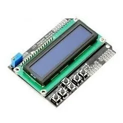 Display Lcd Azul 16x2 Keypad Shield Teclado Arduino  Itytarg