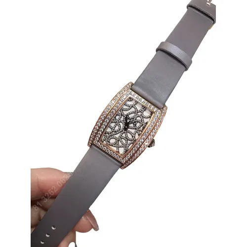 Piaget Reloj  Mujer,diamantes Incrustados,correa Gris