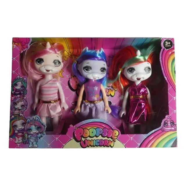 Muñecas Poopsi Unicorn Pack 3 Unidades